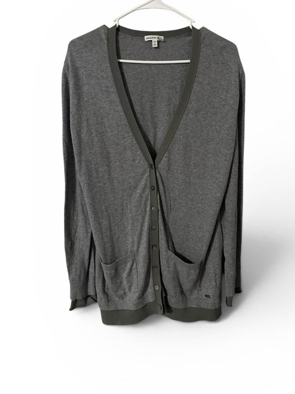 Lacoste button front cardigan